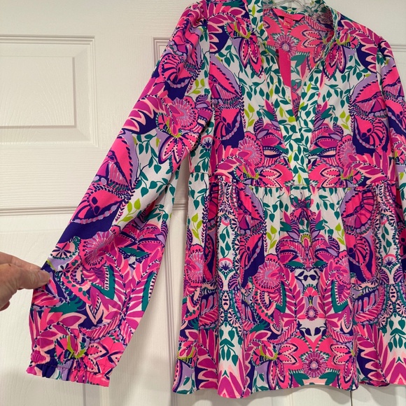 NWT Lilly Pulitzer,  Winona Stretch Tunic, Size Medium - Picture 11 of 12